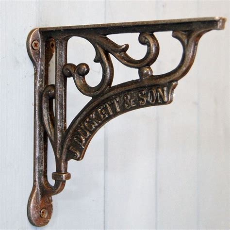 shelf brackets metal old style|antique looking shelf brackets.